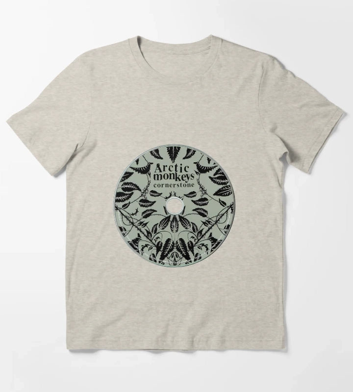 Arctic Monkeys Cornerstone Cd T-Shirt Cream