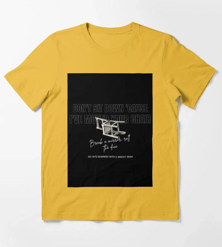 Arctic Monkeys DSDCIMYC Song Art T-Shirt Yellow