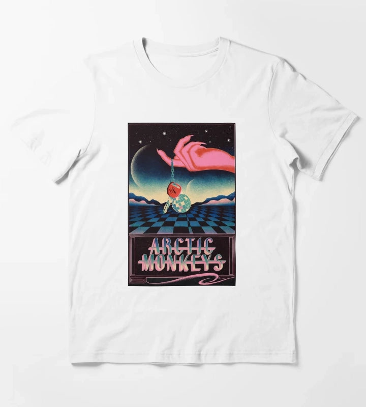 Arctic Monkeys Disco Poster T-Shirt White