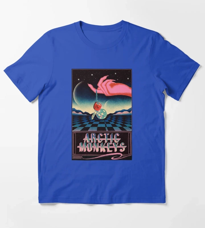 Arctic Monkeys Disco Poster T-Shirt Blue