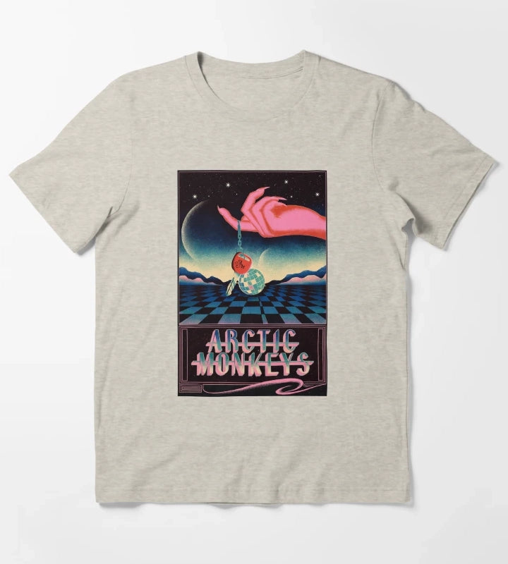 Arctic Monkeys Disco Poster T-Shirt Cream