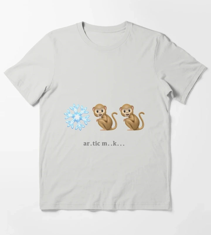 Arctic Monkeys Emoji Riddle Classic T-Shirt Light Grey