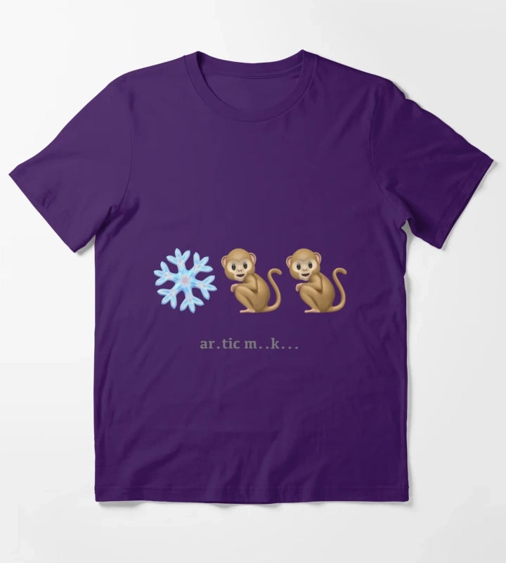 Arctic Monkeys Emoji Riddle Classic T-Shirt Purple