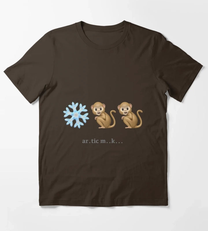 Arctic Monkeys Emoji Riddle Classic T-Shirt Brown