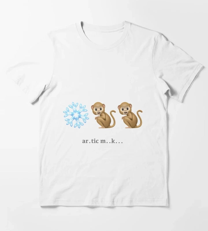 Arctic Monkeys Emoji Riddle Classic T-Shirt White
