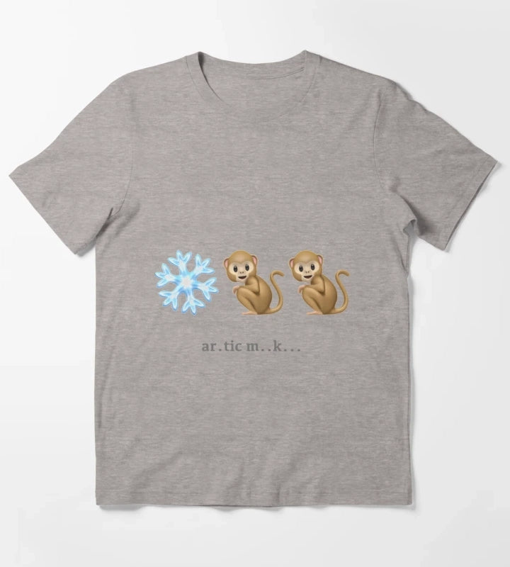 Arctic Monkeys Emoji Riddle Classic T-Shirt Heather Grey