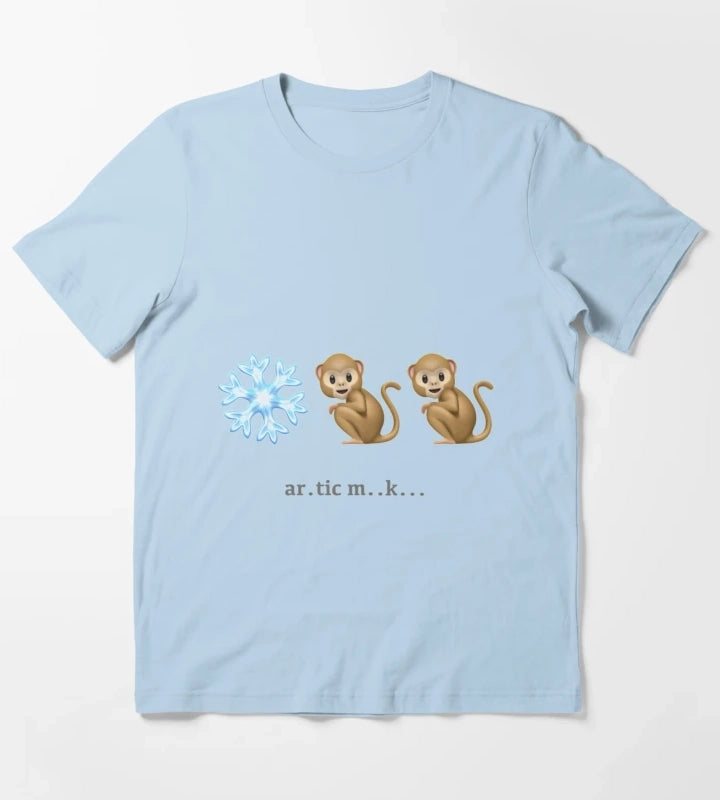 Arctic Monkeys Emoji Riddle Classic T-Shirt Sky Blue