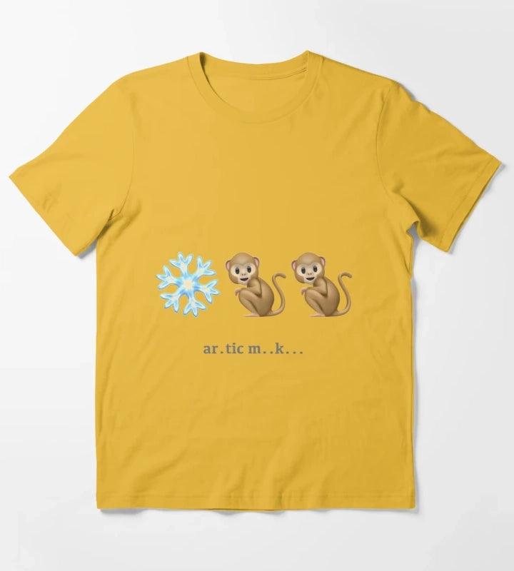 Arctic Monkeys Emoji Riddle Classic T-Shirt Yellow