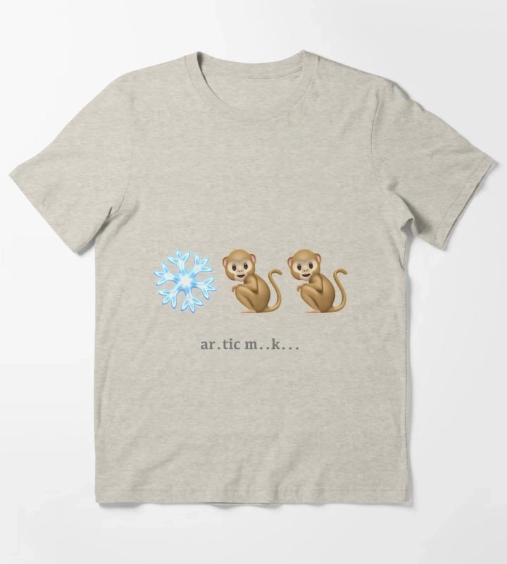 Arctic Monkeys Emoji Riddle Classic T-Shirt Cream