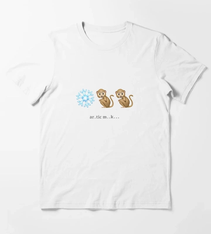 Arctic Monkeys Emoji Riddle T-Shirt White