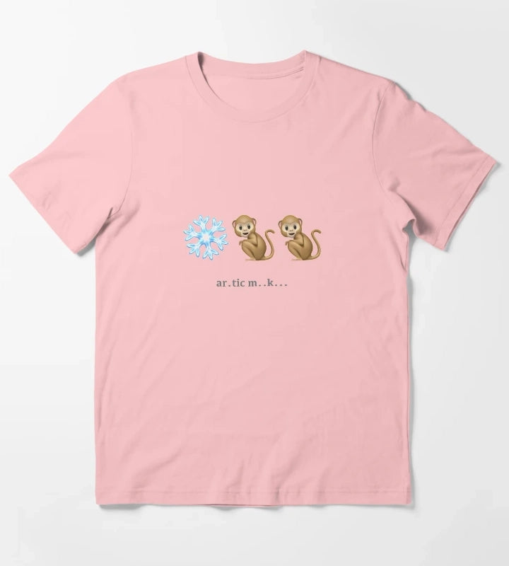 Arctic Monkeys Emoji Riddle T-Shirt Dark Grey