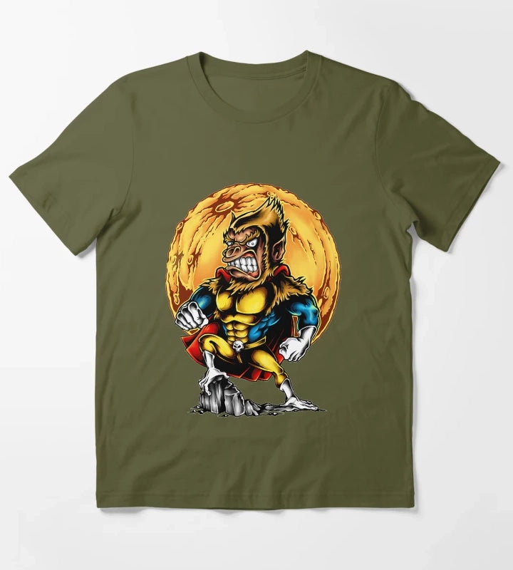 Arctic Monkeys Fire T-Shirt Olive Green