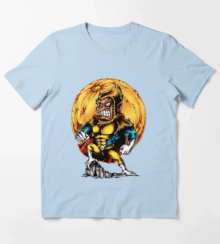Arctic Monkeys Fire T-Shirt Sky Blue