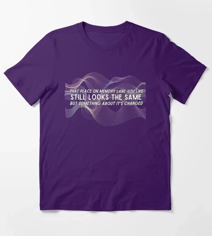 Arctic Monkeys Fireside Lyrics T-Shirt Purple
