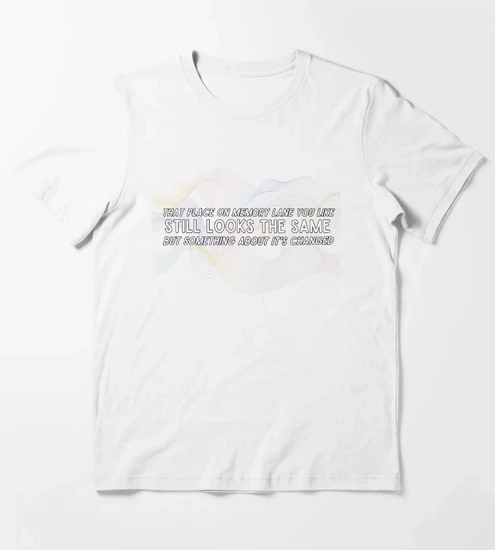 Arctic Monkeys Fireside Lyrics T-Shirt White