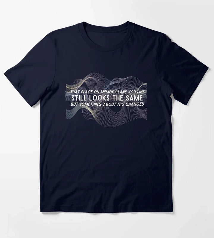 Arctic Monkeys Fireside Lyrics T-Shirt Navy