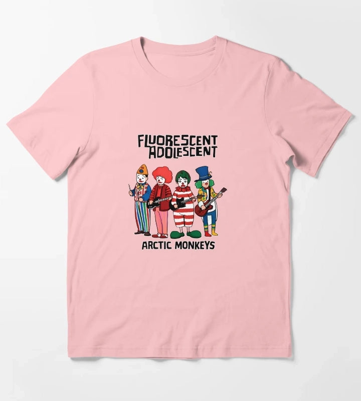 Arctic Monkeys Fluorescent Adolescent T-Shirt Dark Grey