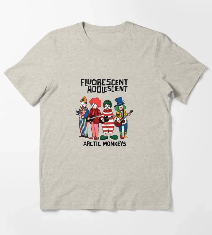 Arctic Monkeys Fluorescent Adolescent T-Shirt Cream