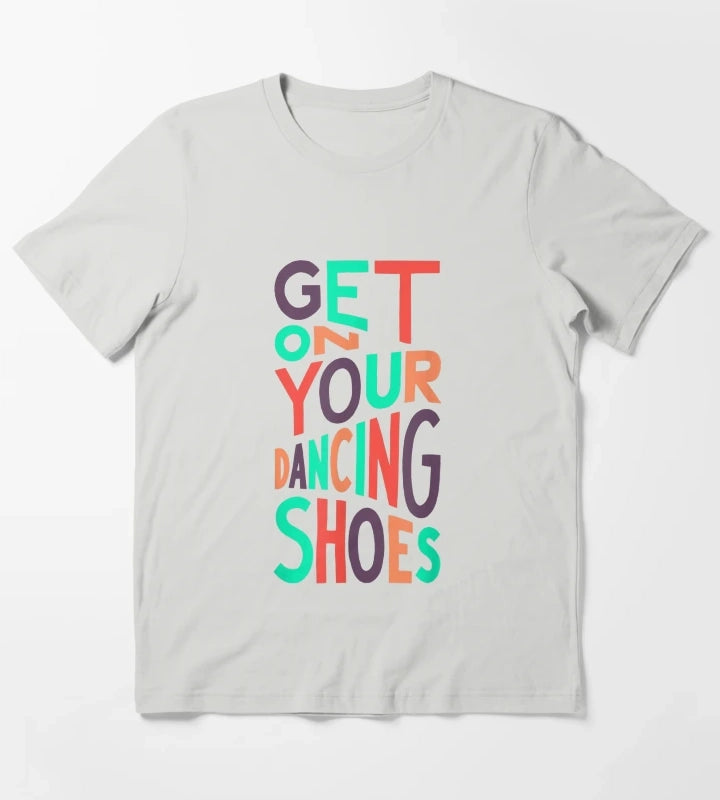Arctic Monkeys Get On Your Dancing Shoes T-Shirt Light Grey