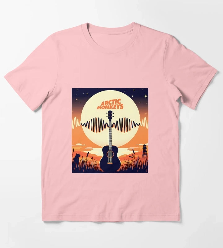 Arctic Monkeys Guitar Wave T-Shirt Dark Grey