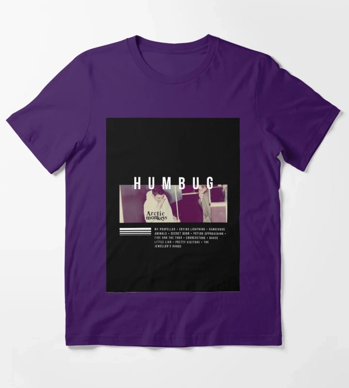 Arctic Monkeys Humbug Album Art T-Shirt Purple