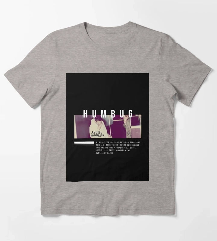 Arctic Monkeys Humbug Album Art T-Shirt Heather Grey