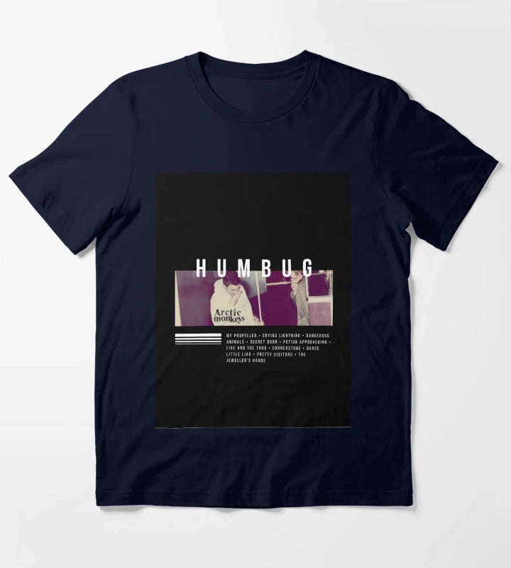 Arctic Monkeys Humbug Album Art T-Shirt Navy
