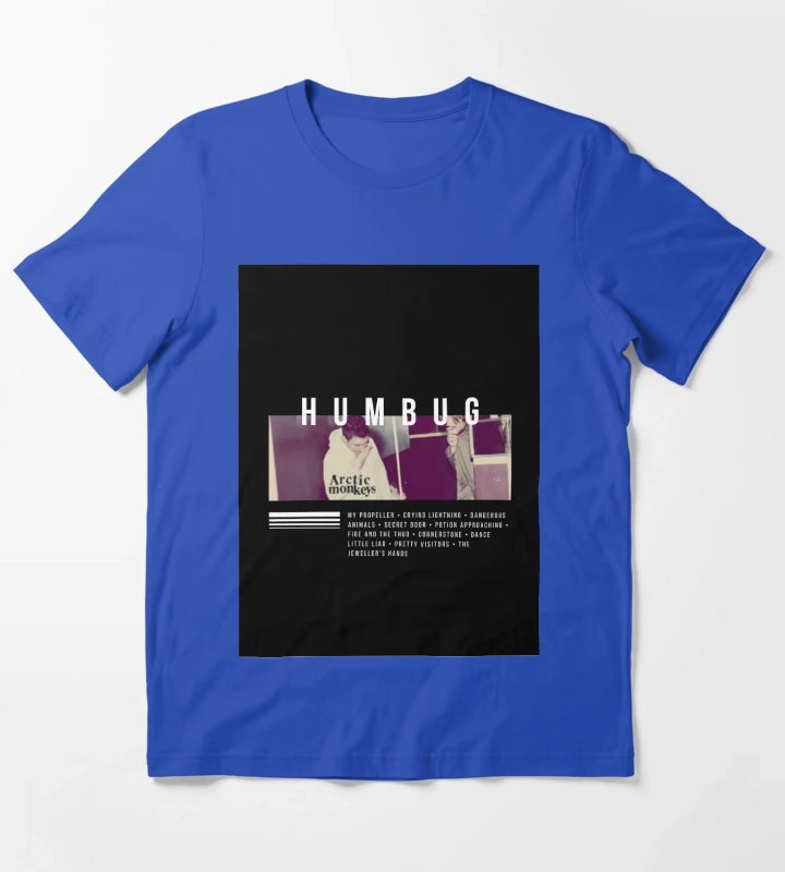 Arctic Monkeys Humbug Album Art T-Shirt Blue