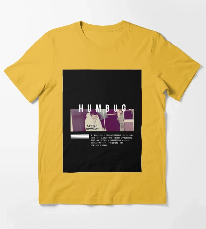 Arctic Monkeys Humbug Album Art T-Shirt Yellow