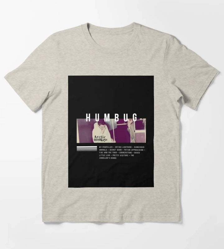 Arctic Monkeys Humbug Album Art T-Shirt Cream
