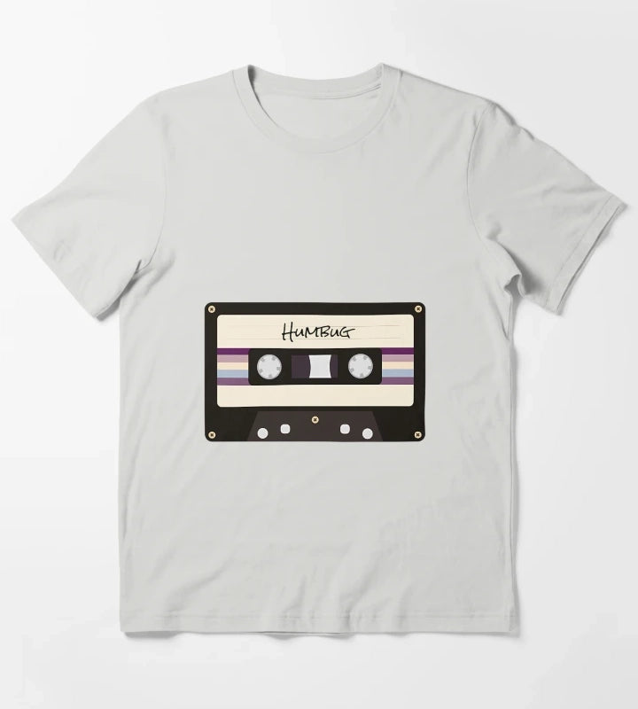 Arctic Monkeys Humbug Cassette Design T-Shirt Light Grey