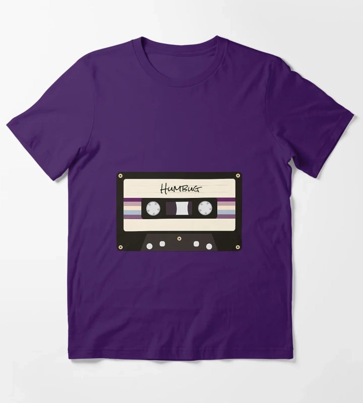 Arctic Monkeys Humbug Cassette Design T-Shirt Purple