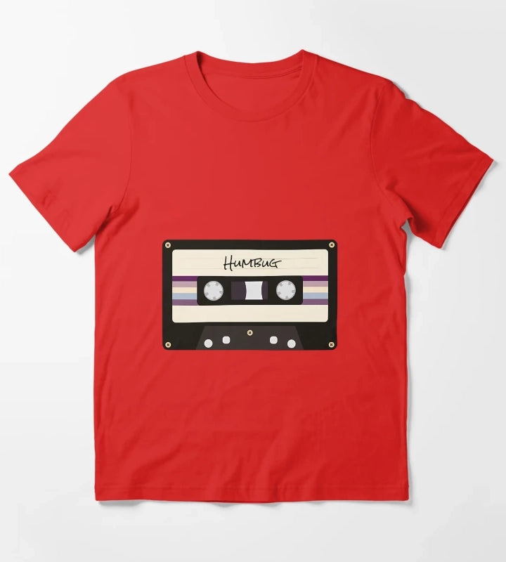 Arctic Monkeys Humbug Cassette Design T-Shirt Red