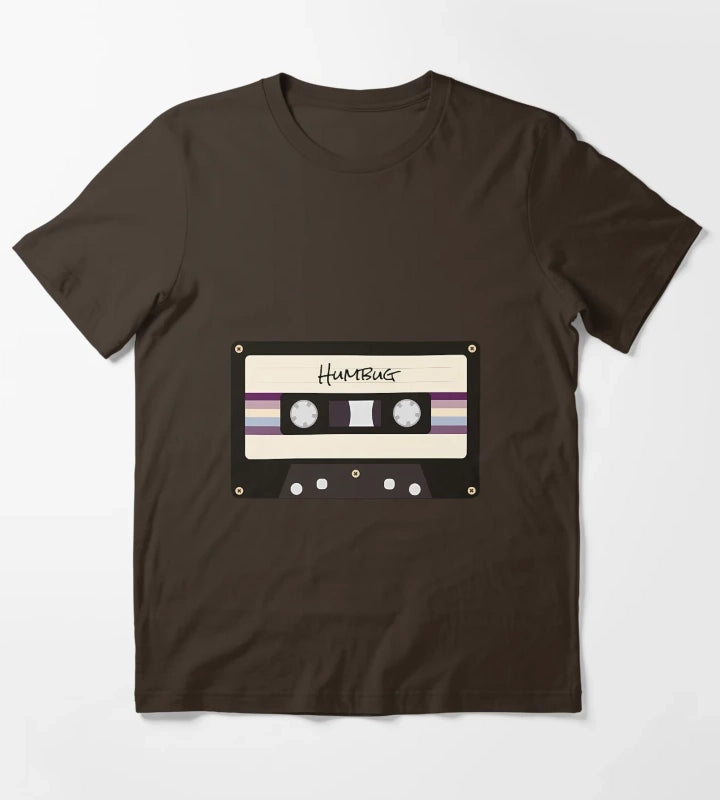 Arctic Monkeys Humbug Cassette Design T-Shirt Brown