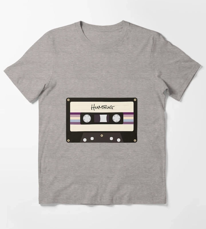 Arctic Monkeys Humbug Cassette Design T-Shirt Heather Grey