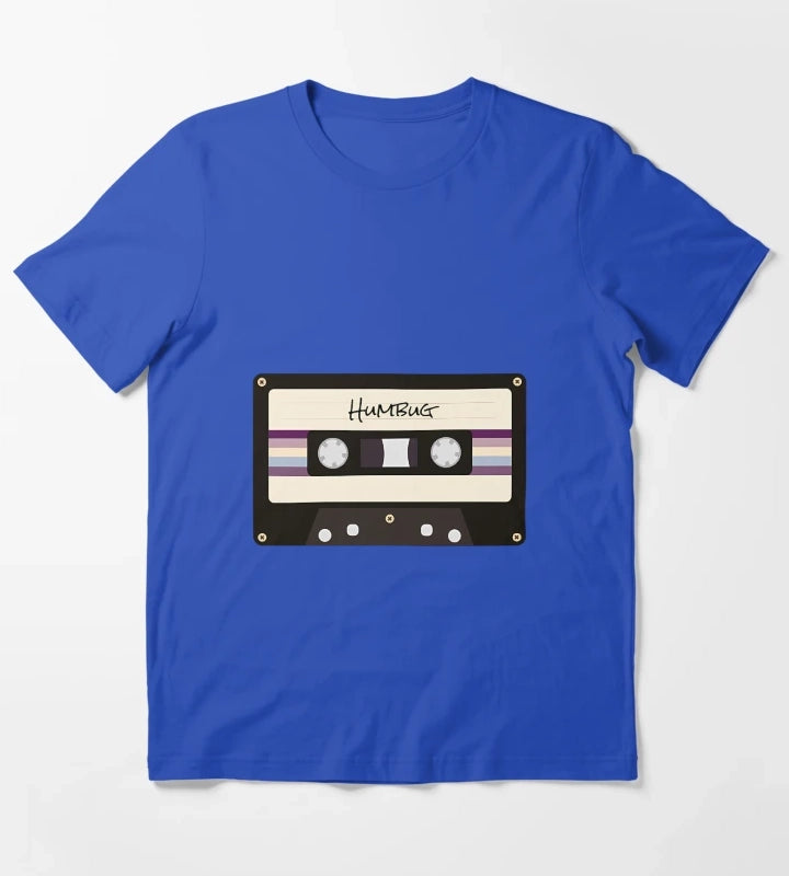 Arctic Monkeys Humbug Cassette Design T-Shirt Blue