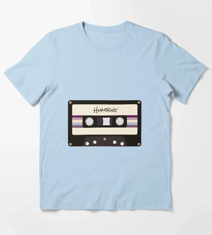 Arctic Monkeys Humbug Cassette Design T-Shirt Sky Blue
