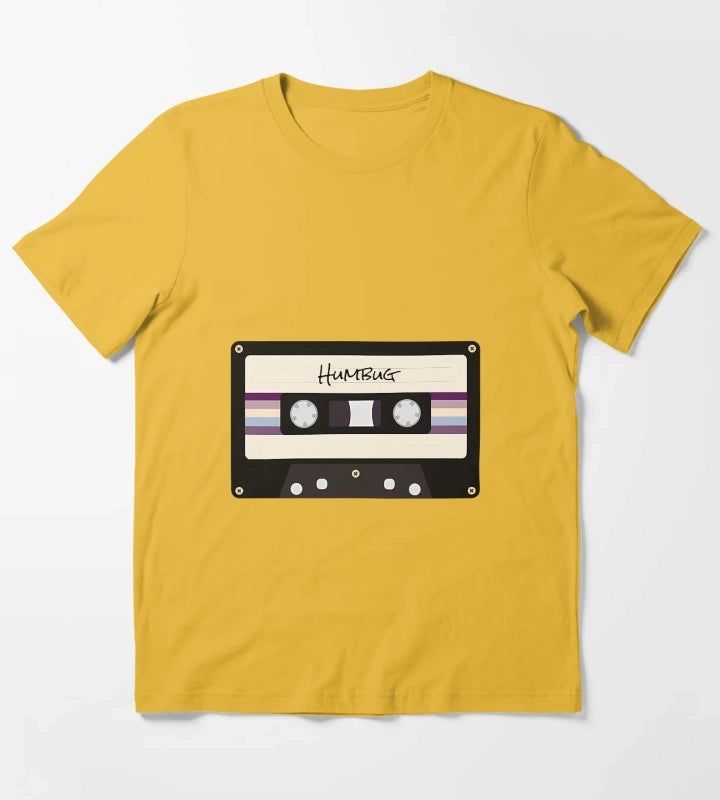 Arctic Monkeys Humbug Cassette Design T-Shirt Yellow