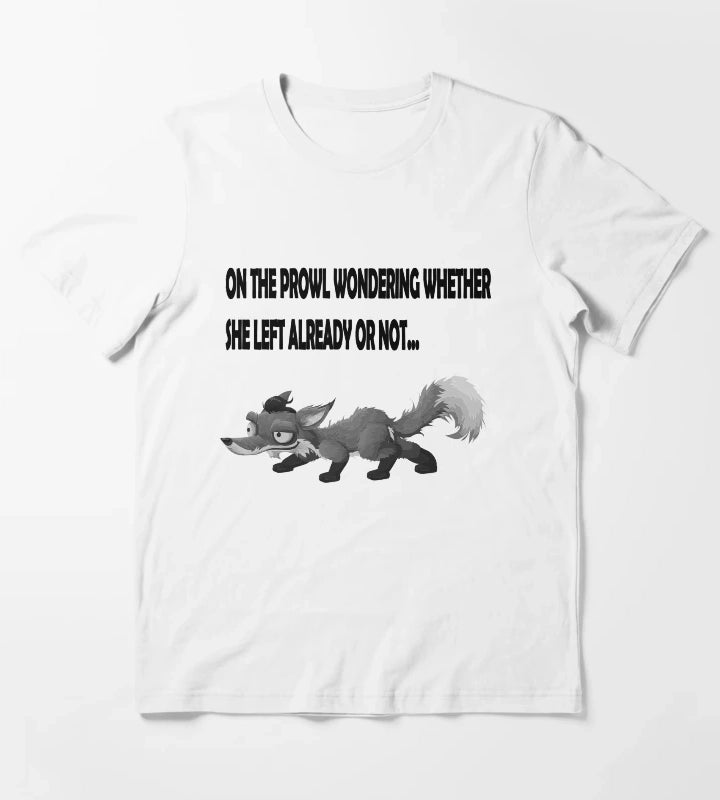 Arctic Monkeys Inspired Fox On The Prowl T-Shirt White