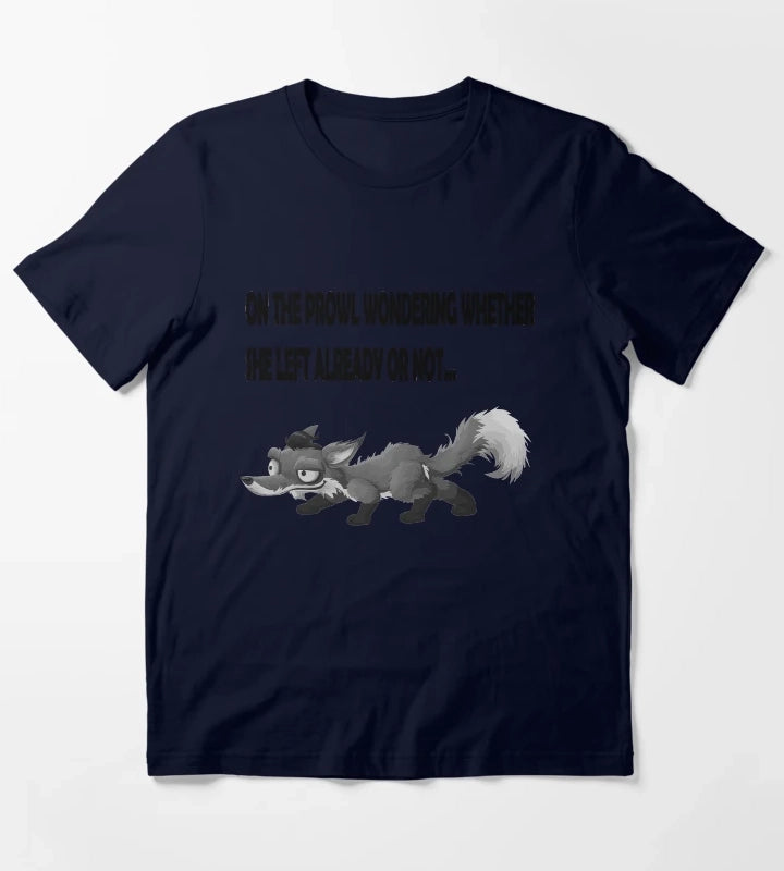 Arctic Monkeys Inspired Fox On The Prowl T-Shirt Navy