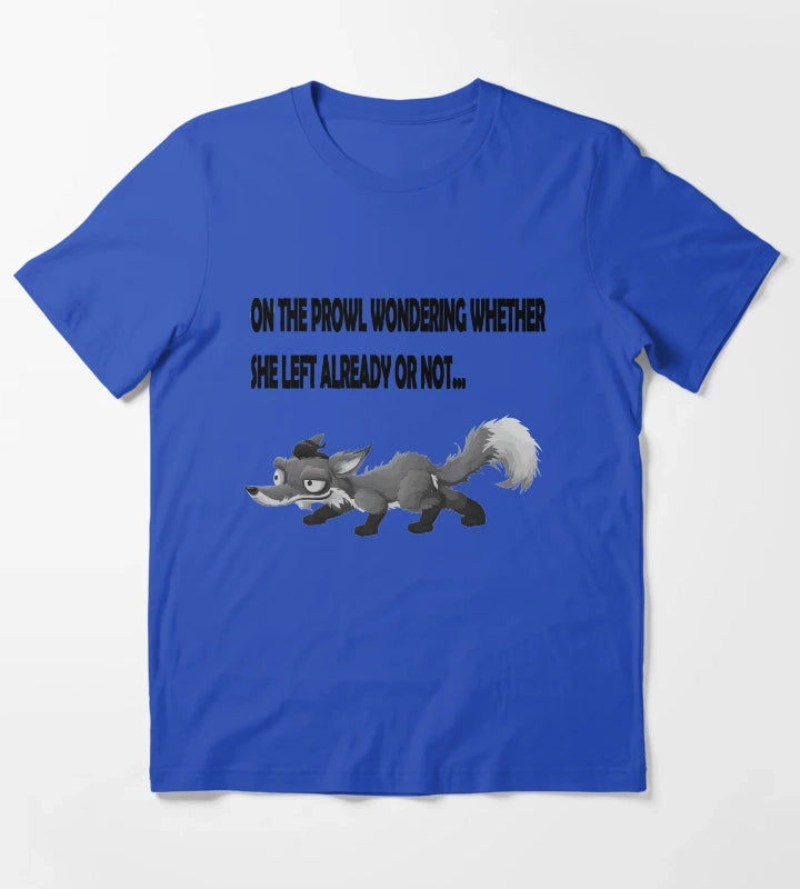 Arctic Monkeys Inspired Fox On The Prowl T-Shirt Blue