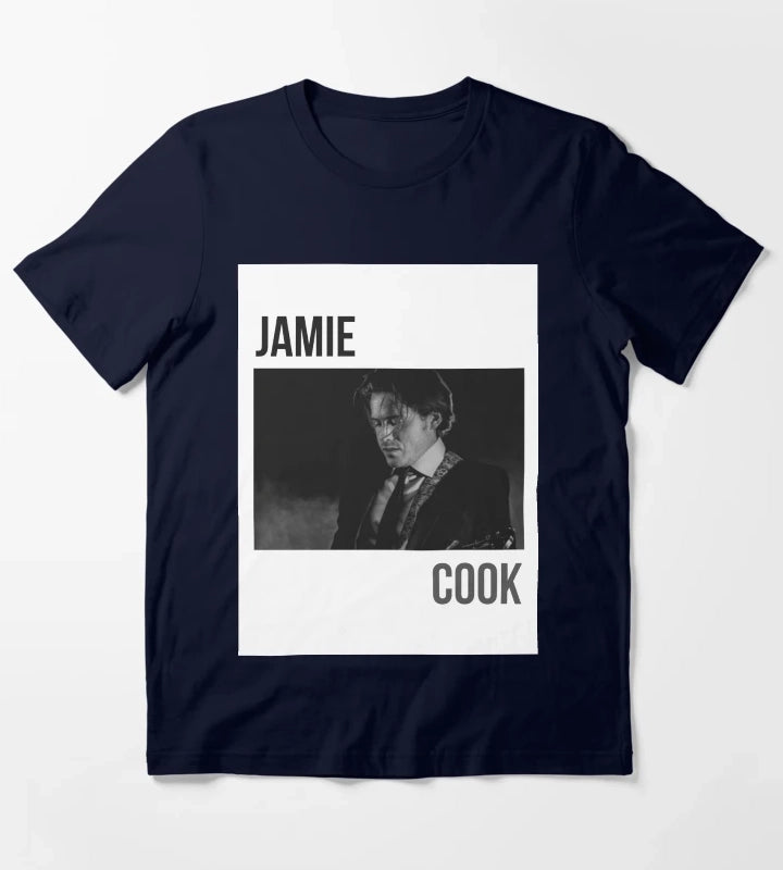Arctic Monkeys Jamie Cook Band Art T-Shirt Navy
