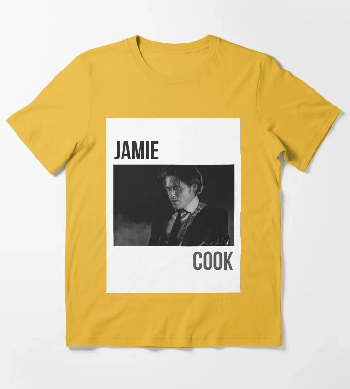 Arctic Monkeys Jamie Cook Band Art T-Shirt Yellow