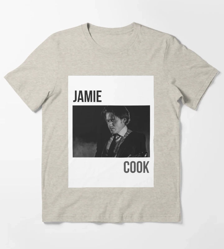 Arctic Monkeys Jamie Cook Band Art T-Shirt Cream