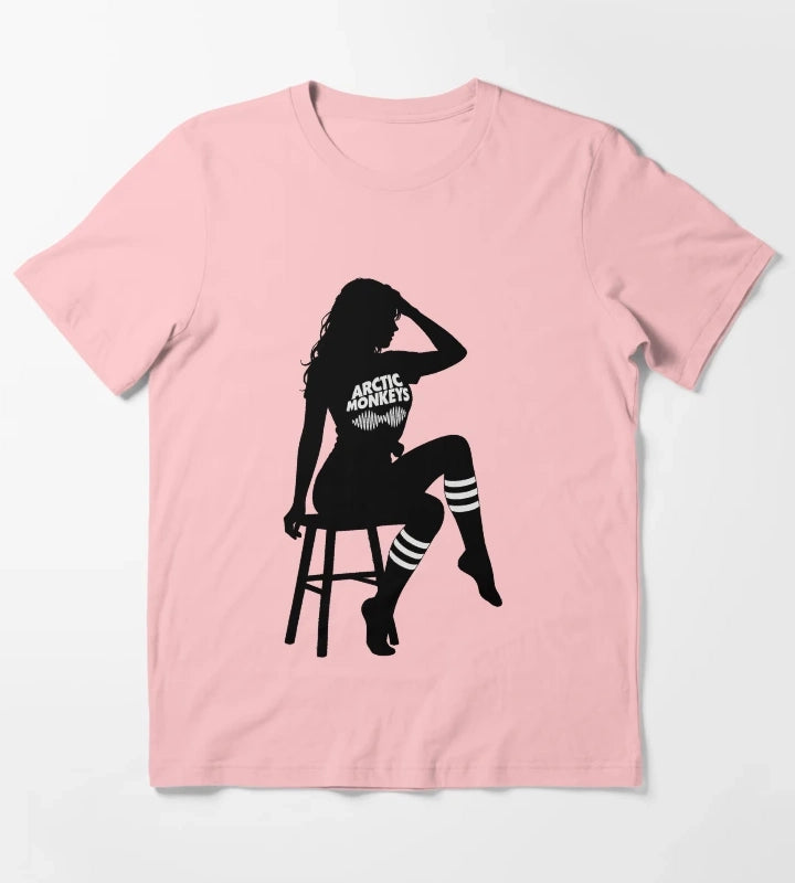 Arctic Monkeys Knee Socks T-Shirt Dark Grey