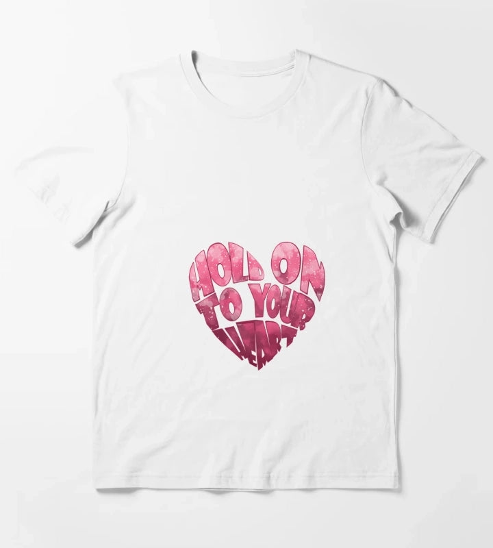 Arctic Monkeys Lyrics Heart T-Shirt White