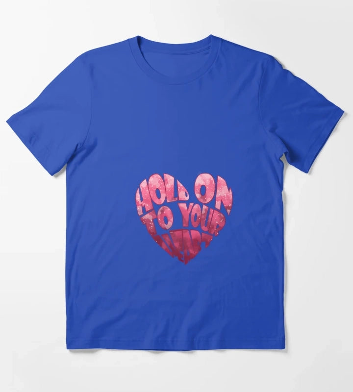 Arctic Monkeys Lyrics Heart T-Shirt Blue