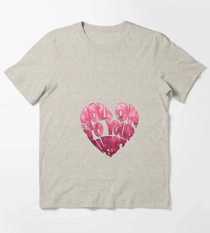 Arctic Monkeys Lyrics Heart T-Shirt Cream