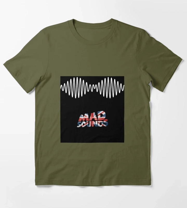 Arctic Monkeys Mad Sounds Am T-Shirt Olive Green