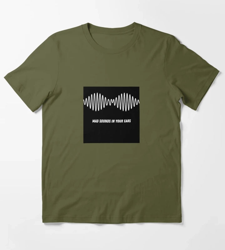 Arctic Monkeys Mad Sounds T-Shirt Olive Green